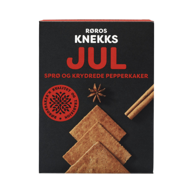 Knekks Cookies Gingerbread - Knekks Kjeks Pepperkaker 190g Røros